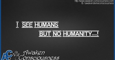 I see Humans but no Humanity