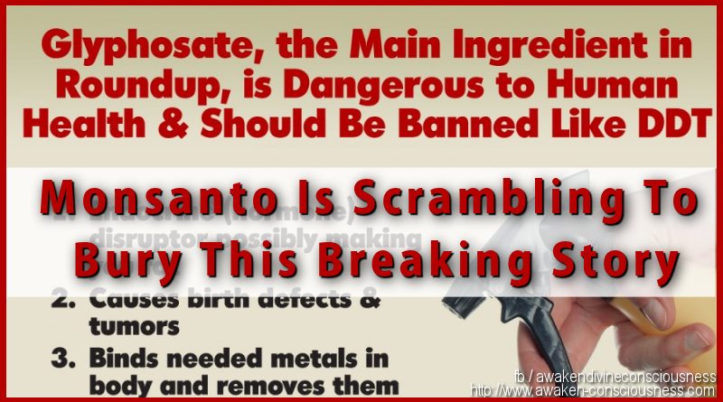 Monsanto Is Scrambling To Bury This Breaking Story