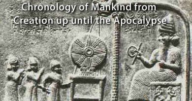 Chronology of Mankind from Creation up until the Apocalypse