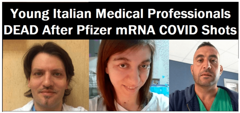 Dr. Mauro Valeriano D’Auria (L), Surgical Equipment Technician Luigi Buttazzo, and nurse Elisabeth Durazzo.