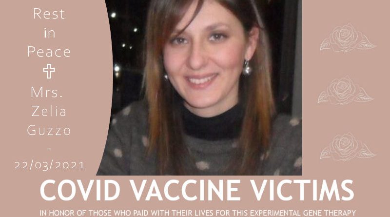 Covid Vaccine Victim – Mrs. Zelia Guzzo.